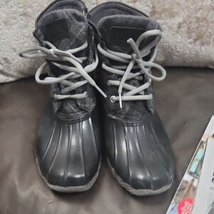 Sperry Gray Winter & Rain Boots